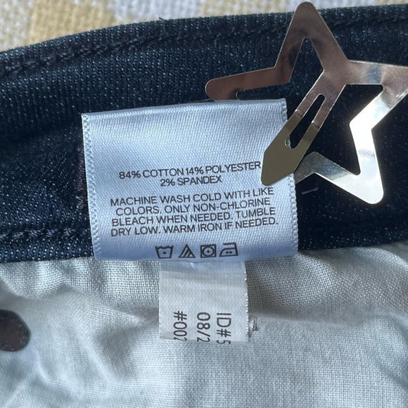 Express Dark Blue Slim Blue Jeans - Picture 5 of 5